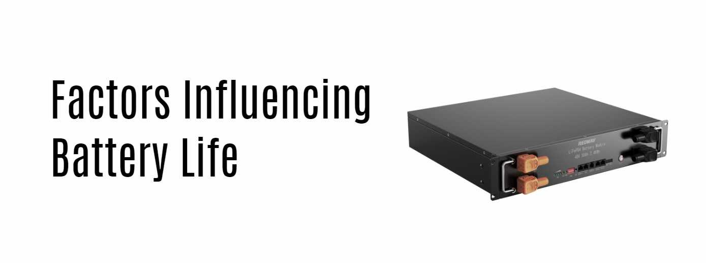 Factors Influencing Battery Life. server rack battery factory 48v 50ah manufacturer snmp
