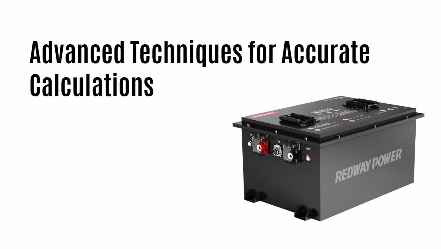 Advanced Techniques for Accurate Calculations. 48v 100ah golf cart battery factory manufacturer