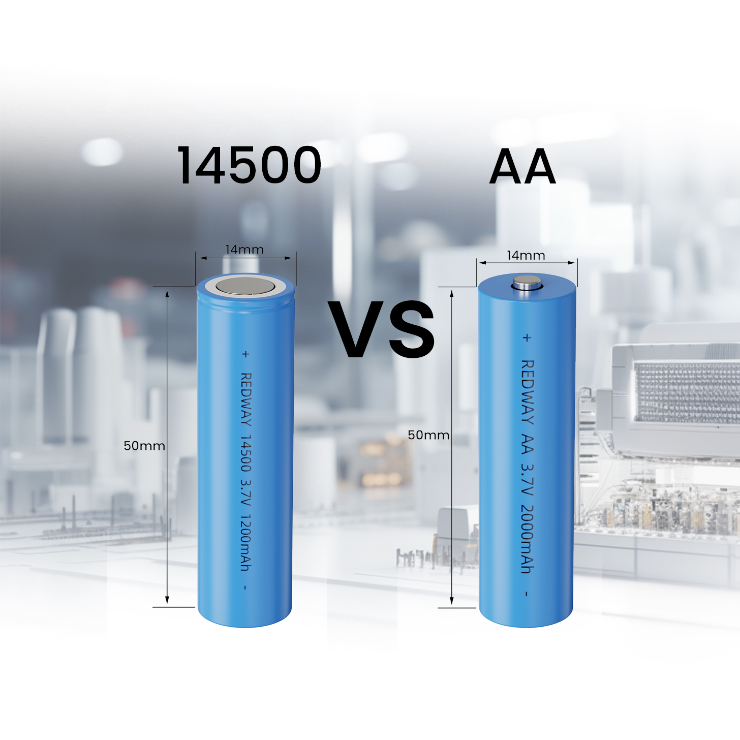 14500 vs AA Battery, Can I use 14500 instead of AA?