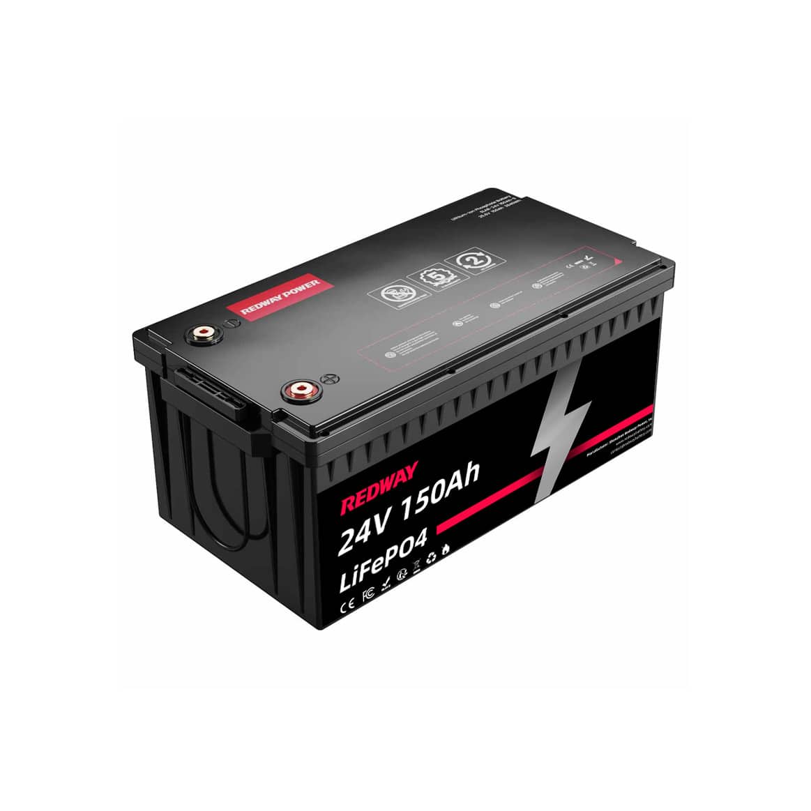 Redway Battery 24V150Ah Lithium Battery (Group 8D)