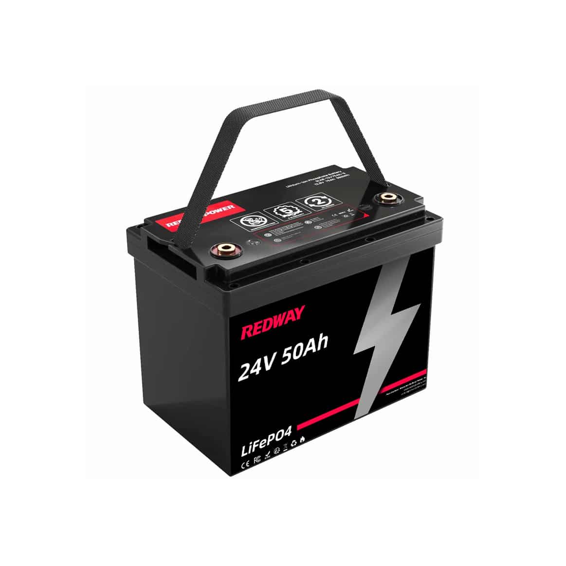 Redway Battery 24V50Ah Lithium Battery (Group 24)