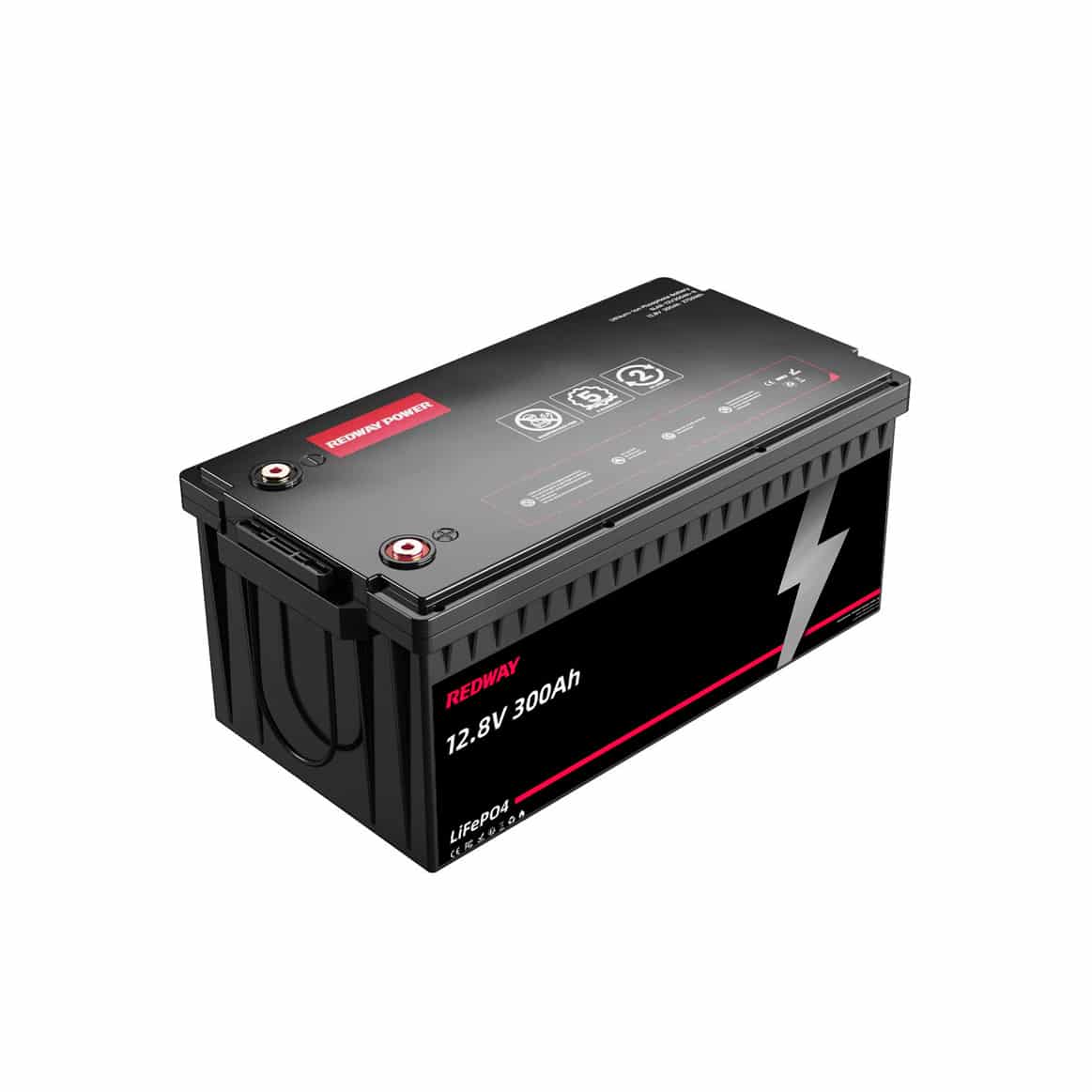 Redway Battery 12V300Ah Lithium Battery (Group 8D)