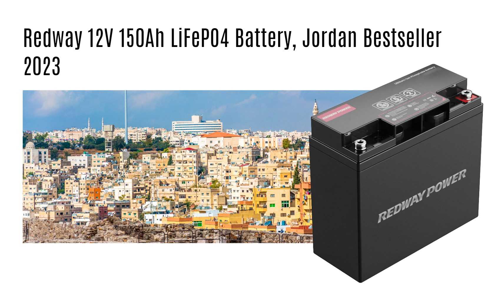 Redway 12V 150Ah LiFePO4 Battery, Jordan Bestseller 2023