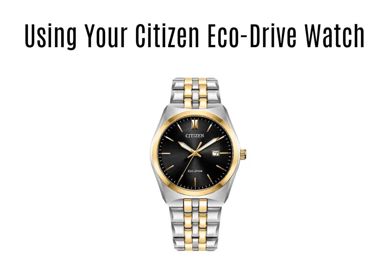 A Guide to Resetting Your Citizen EcoDrive Watch