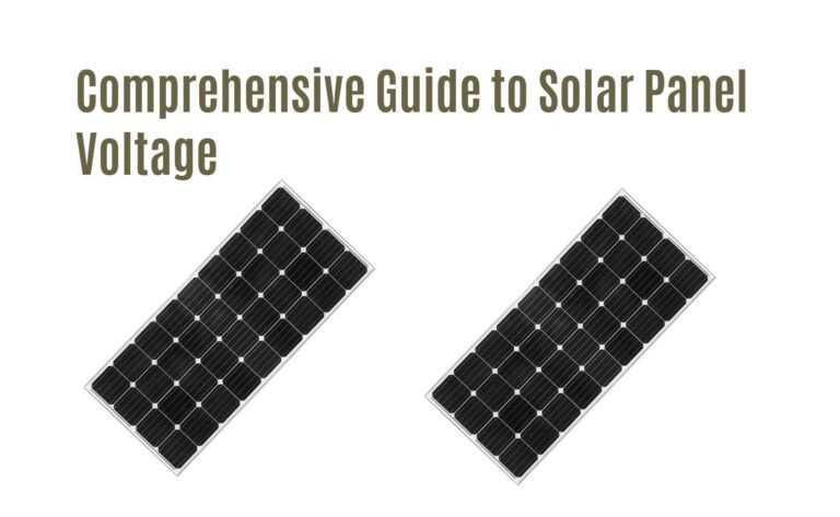 Understanding Solar Panel Voltage: A Comprehensive Guide