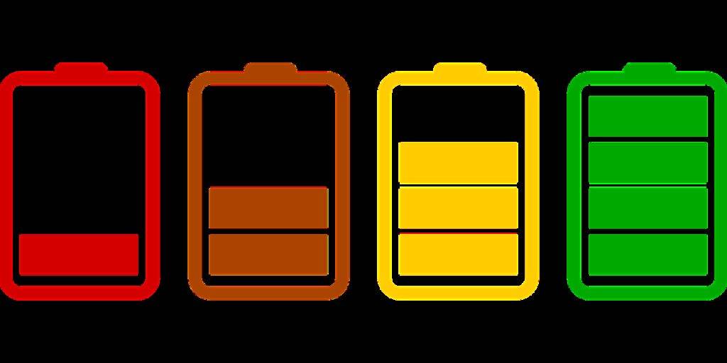 batteries, landing, icons