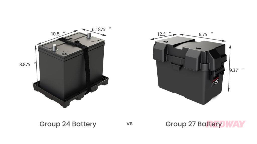 Group 24 vs Group 27 lithium battery