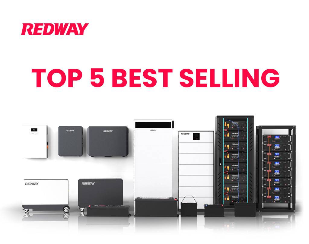 Top 5 Best Selling LiFePO4 Batteries 2023 from Redway