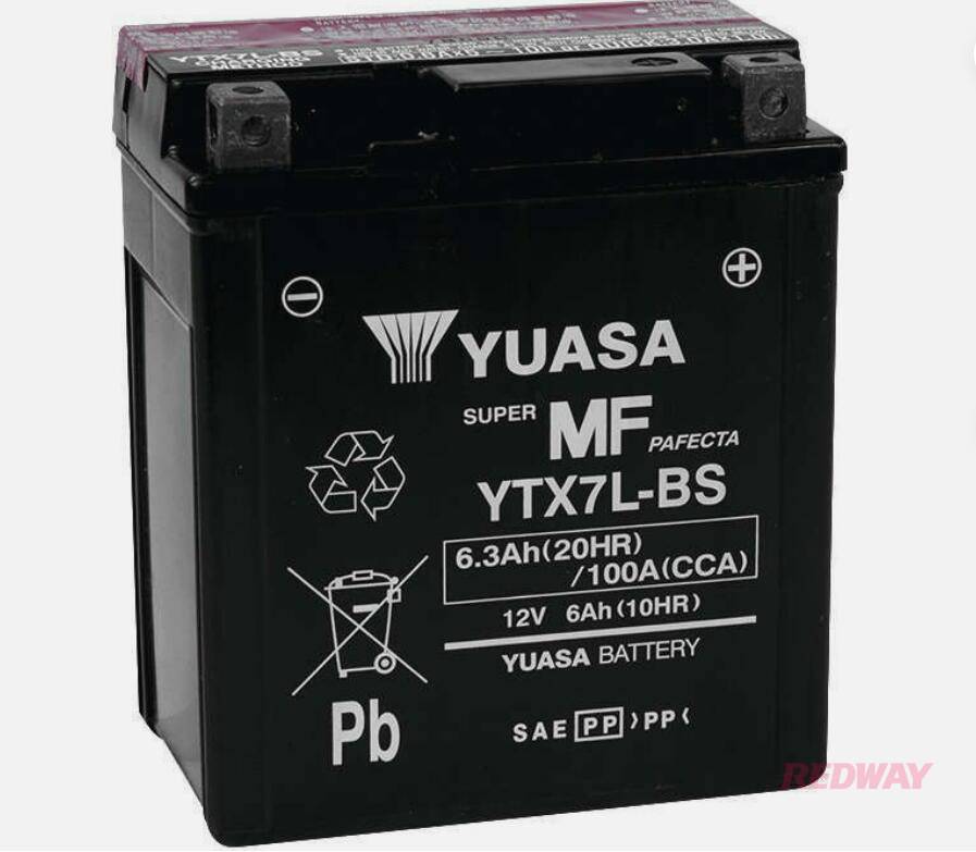 A BS on a motorcycle battery means what?