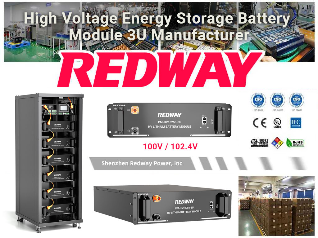 100V High Voltage Energy Storage Battery Module 3U Manufacturer