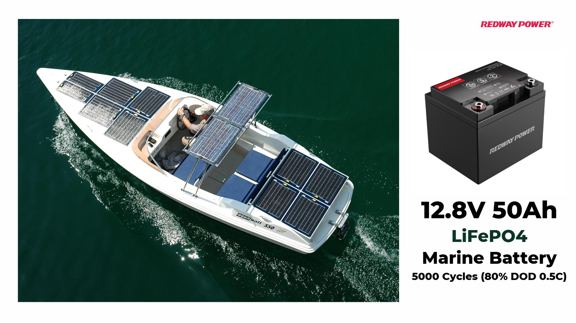 Can you use a deep cycle marine battery for solar panels?