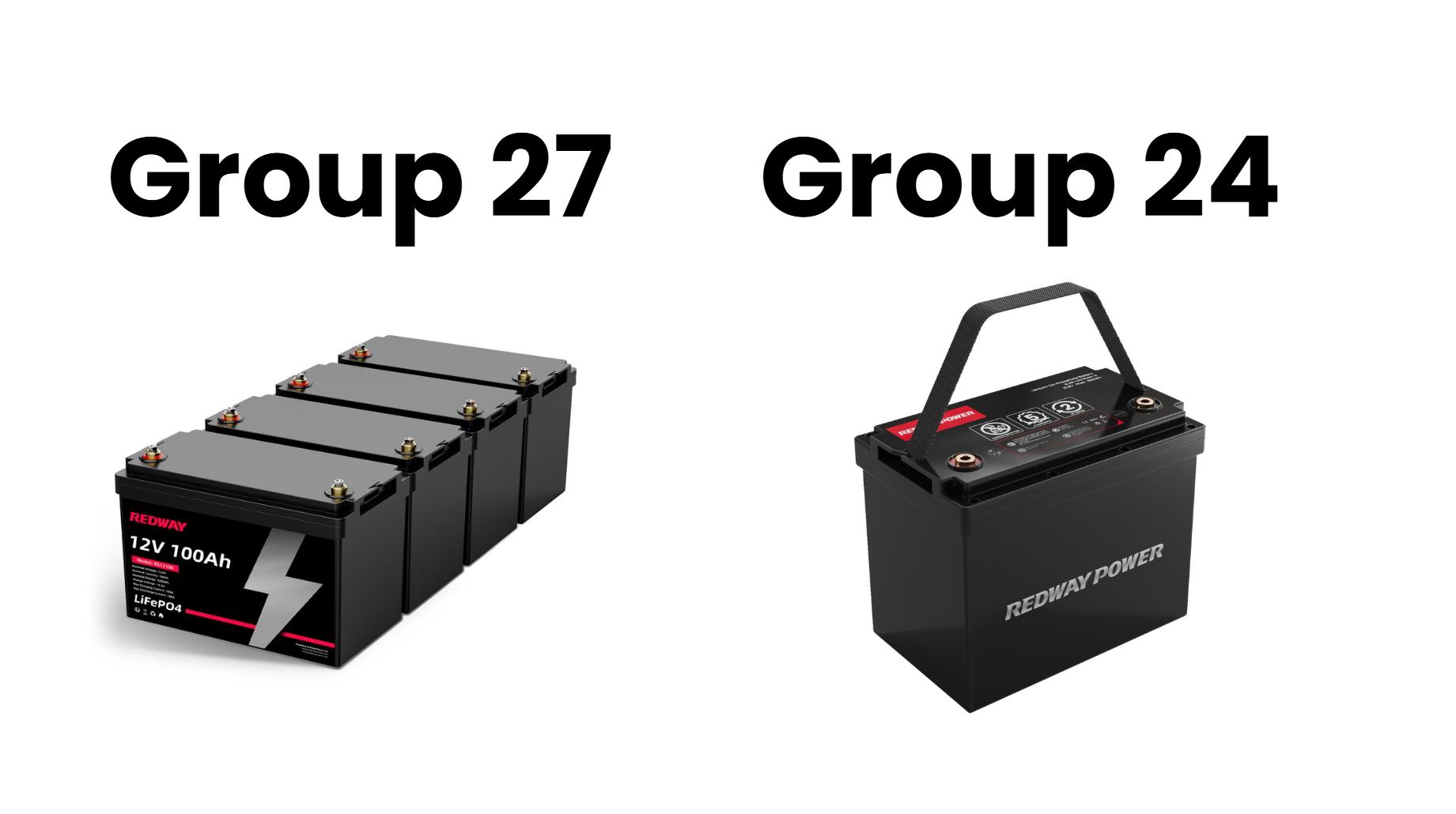 The Ultimate Guide to Group 27 Battery vs Group 24 Battery: Choosing the Right Size for Your RV and Marine Needs