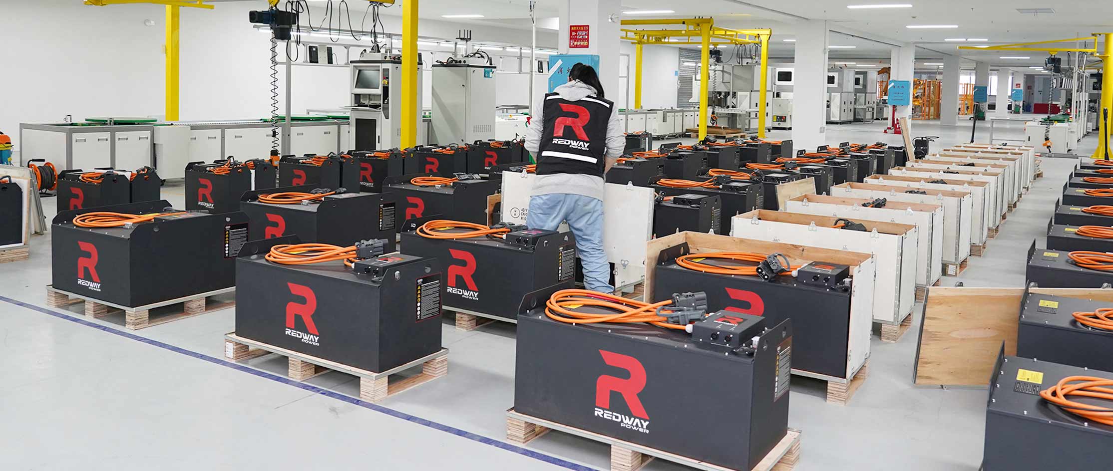 Redway forklift battery voltage and capacity platform