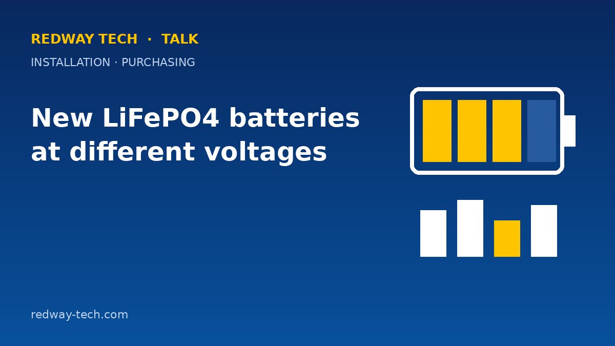 New LiFePO4 Batteries at Different Voltages: Parallel Safely